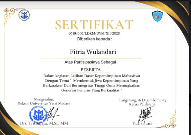 Certificate 3